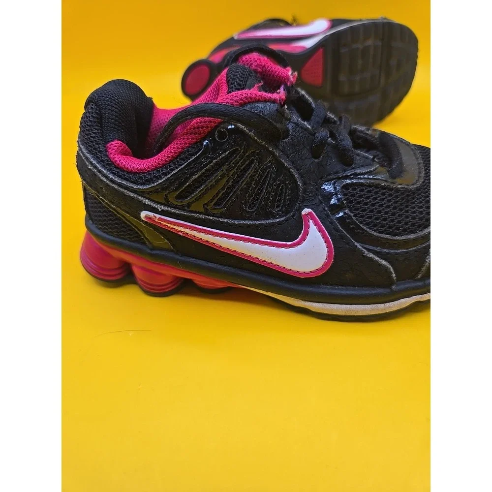 Vintage 2010 Lil Nike SHOX Qualify size 7C 398427 003 - Picture 5 of 6